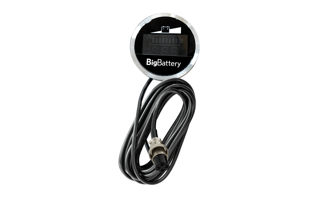 Battery Capacity Meter Color Black