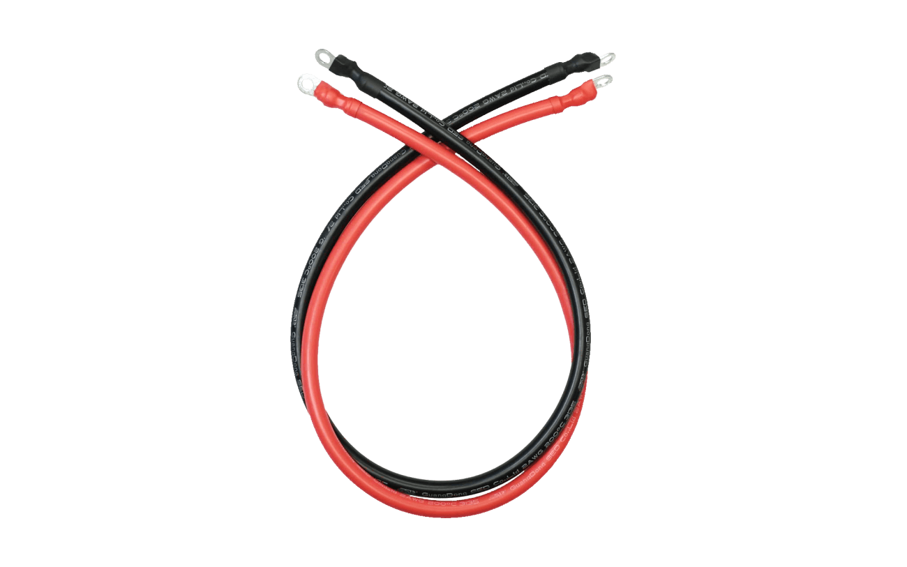 BigBattery Red and black Cable 21 inch ring to ring
