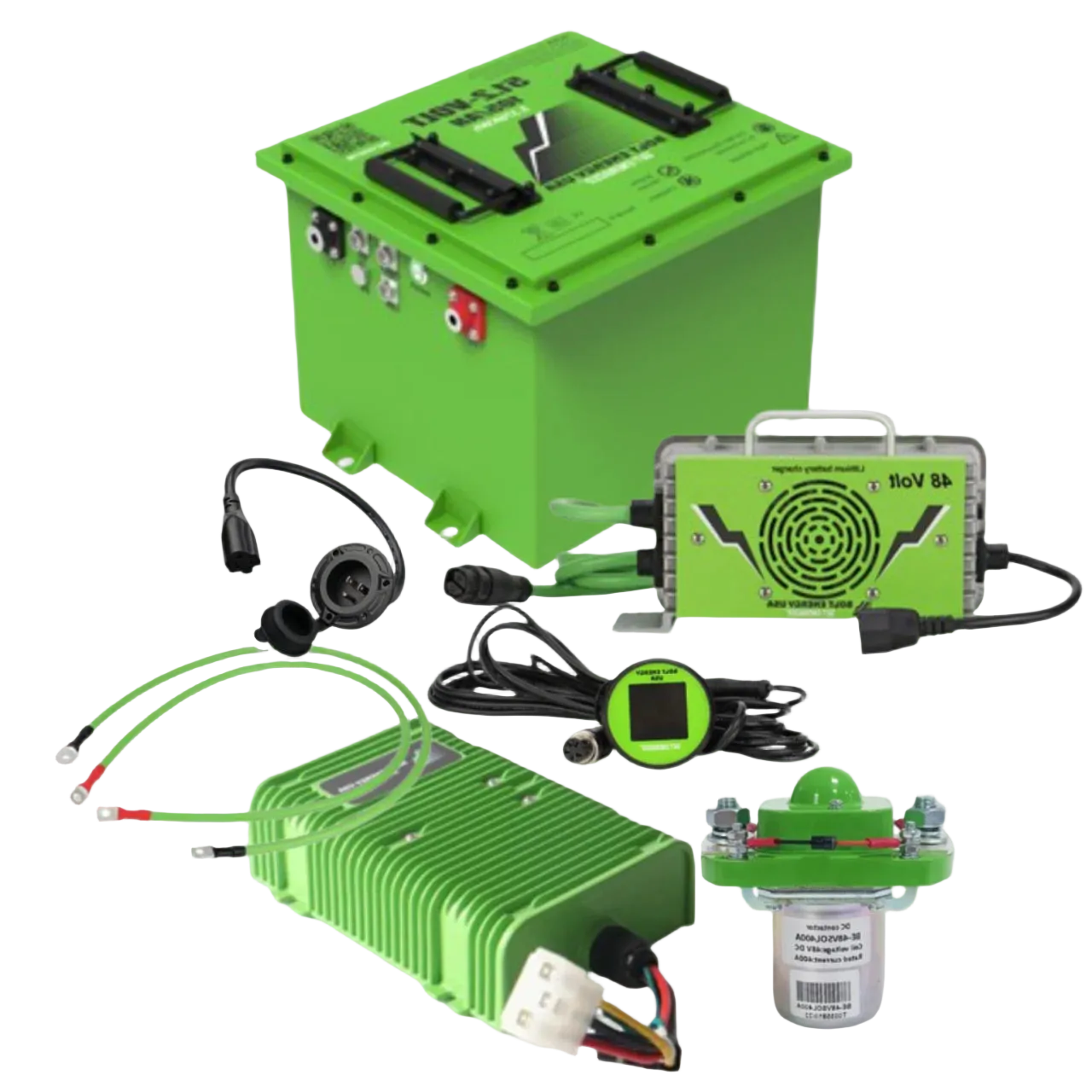 Bolt Energy 48V Lithium Golf Cart Battery Kit (105AH)