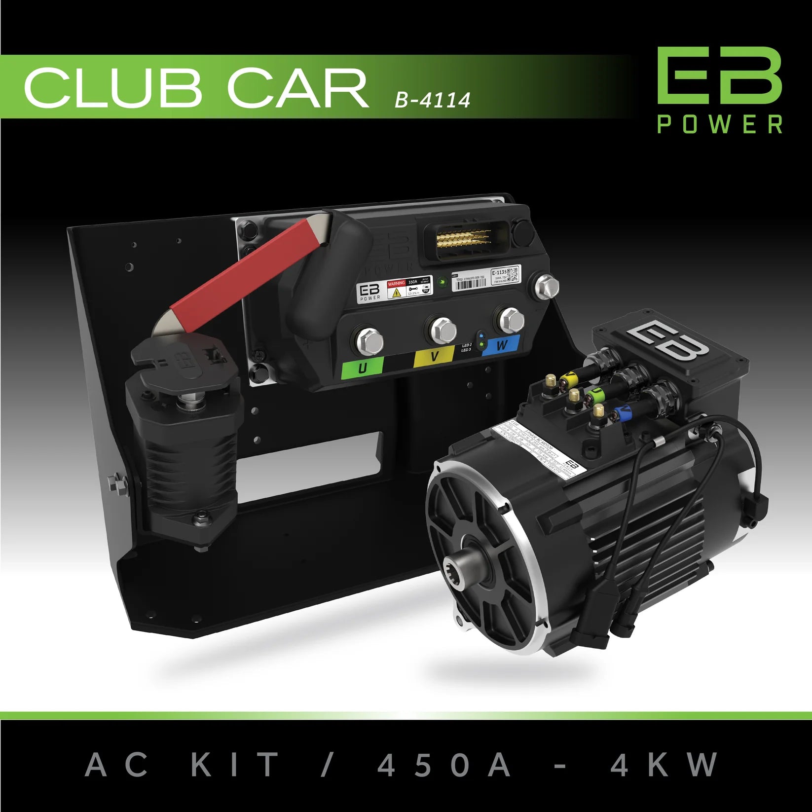 Eco Battery 450A + 4kW | Club Car DS AC Conversion Kit