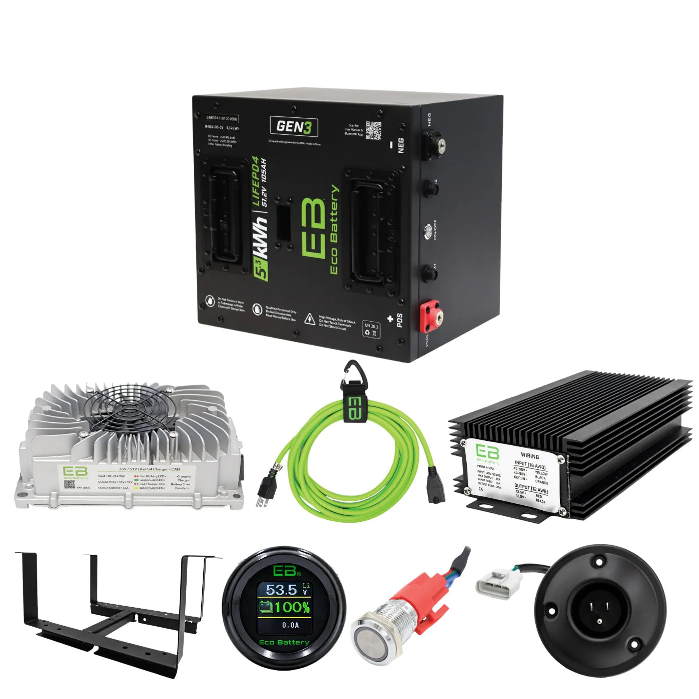Eco Battery Complete Conversion Kit for Yamaha