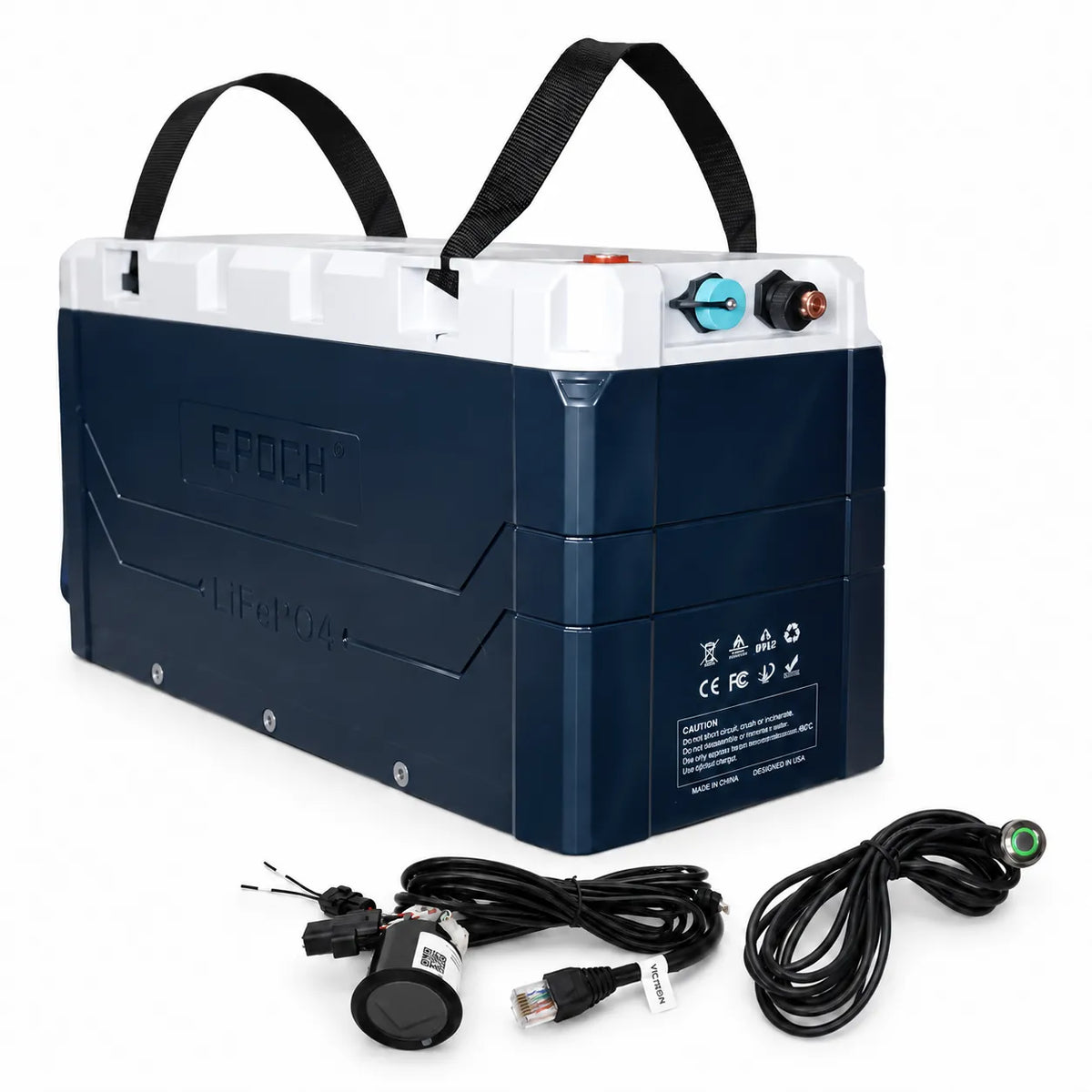Epoch 12V 460Ah Heated LiFePO4 Battery | Bluetooth & Victron | Elite Series