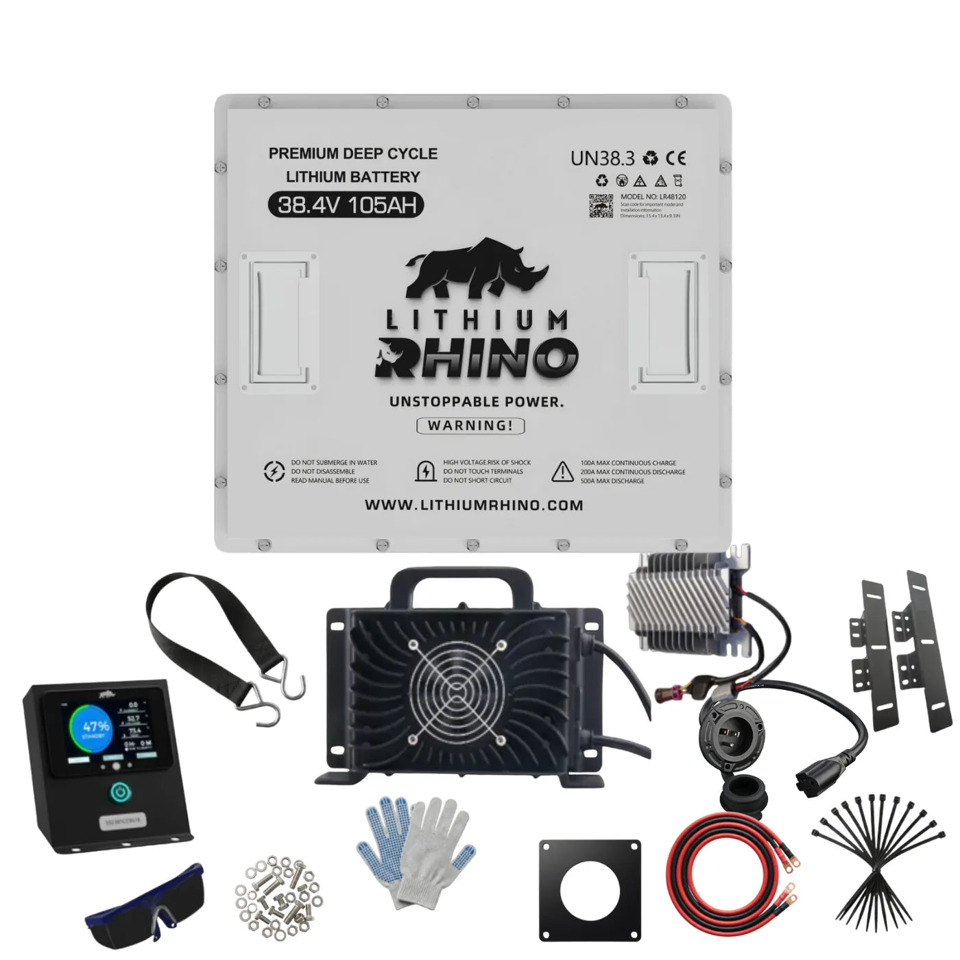 Lithium Rhino 36V 105Ah Complete Lithium Conversion Kit