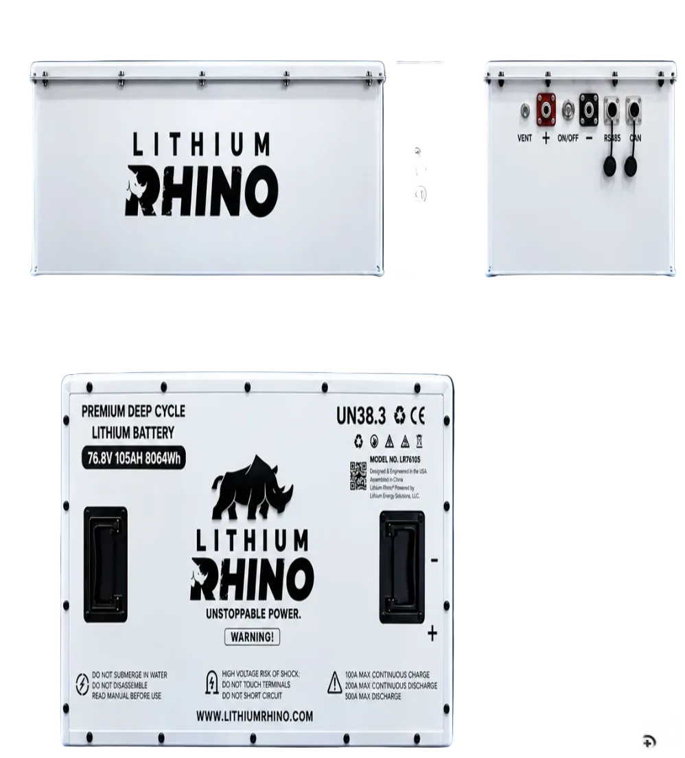 Lithium Rhino 76V 105Ah Lithium Conversion Kit | 72V