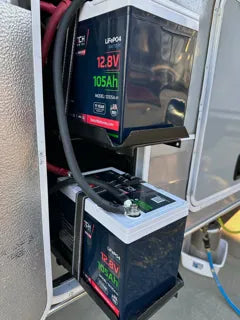 Epoch 12V 105Ah Group 24 LiFePO4 Battery Bluetooth Heated