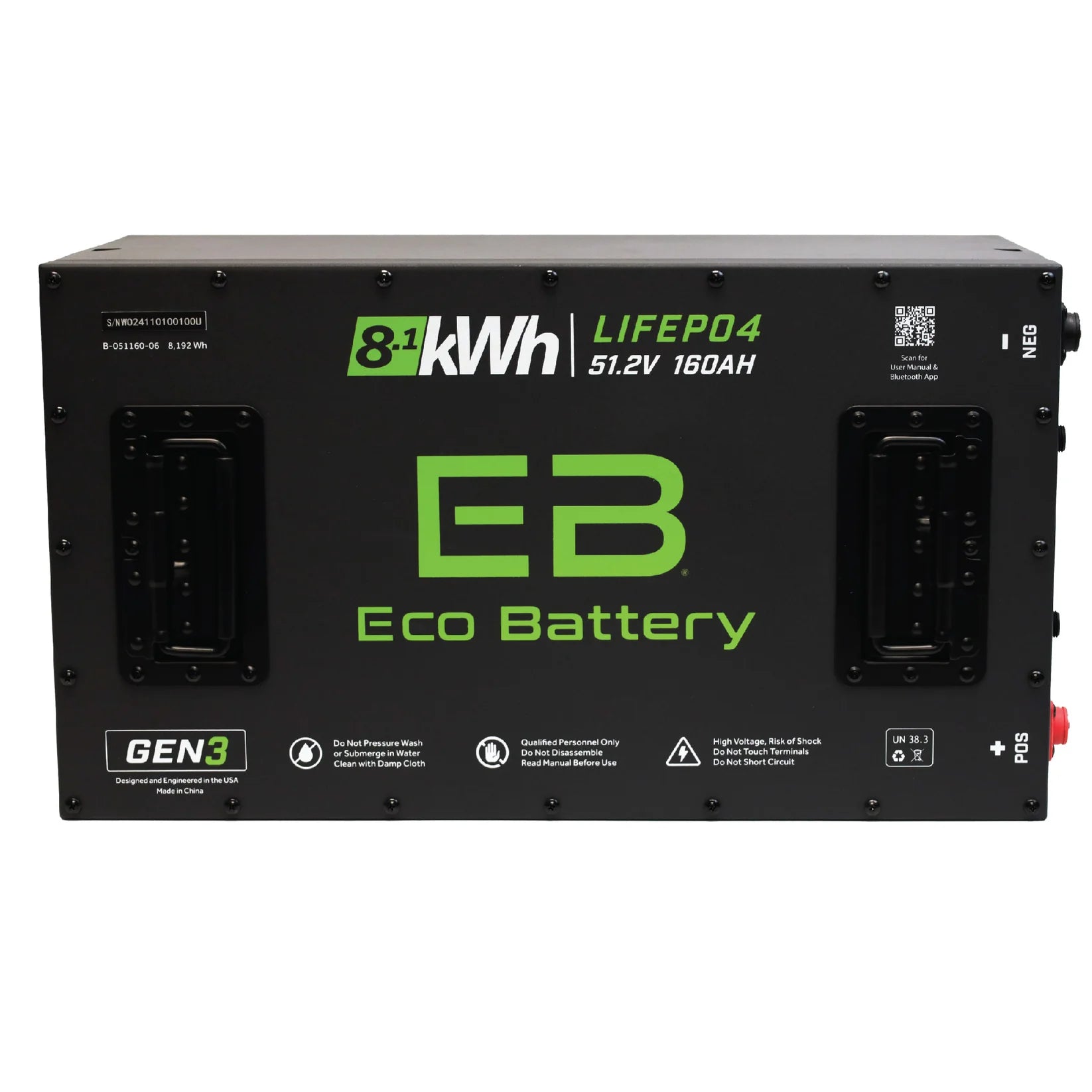 EcoBattery 51V 160AH Battery Bundle / Polaris Ranger EV