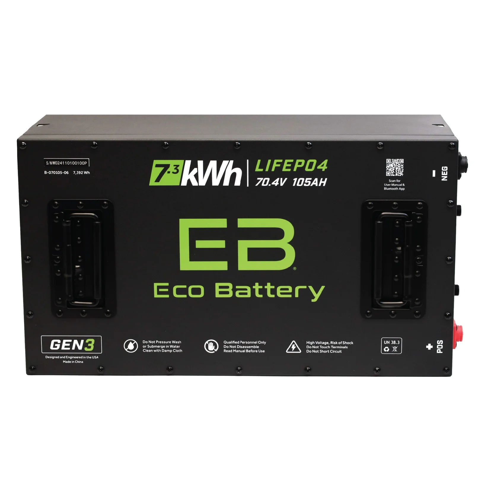 EcoBattery 70V 105Ah Lithium Battery Bundle for Moke America LSV | LiFePO4 GEN3