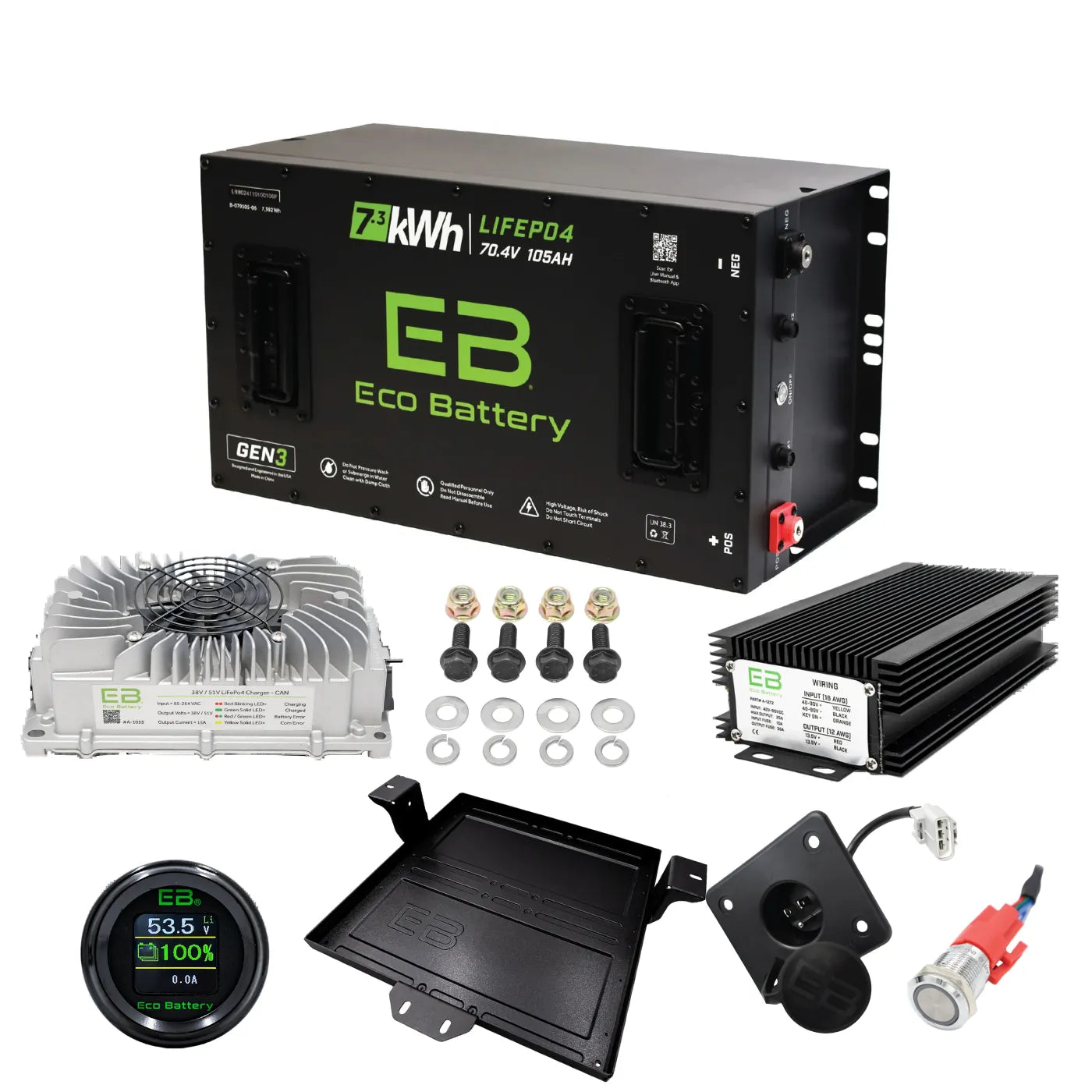 72V Eco Battery for EZGO RXV