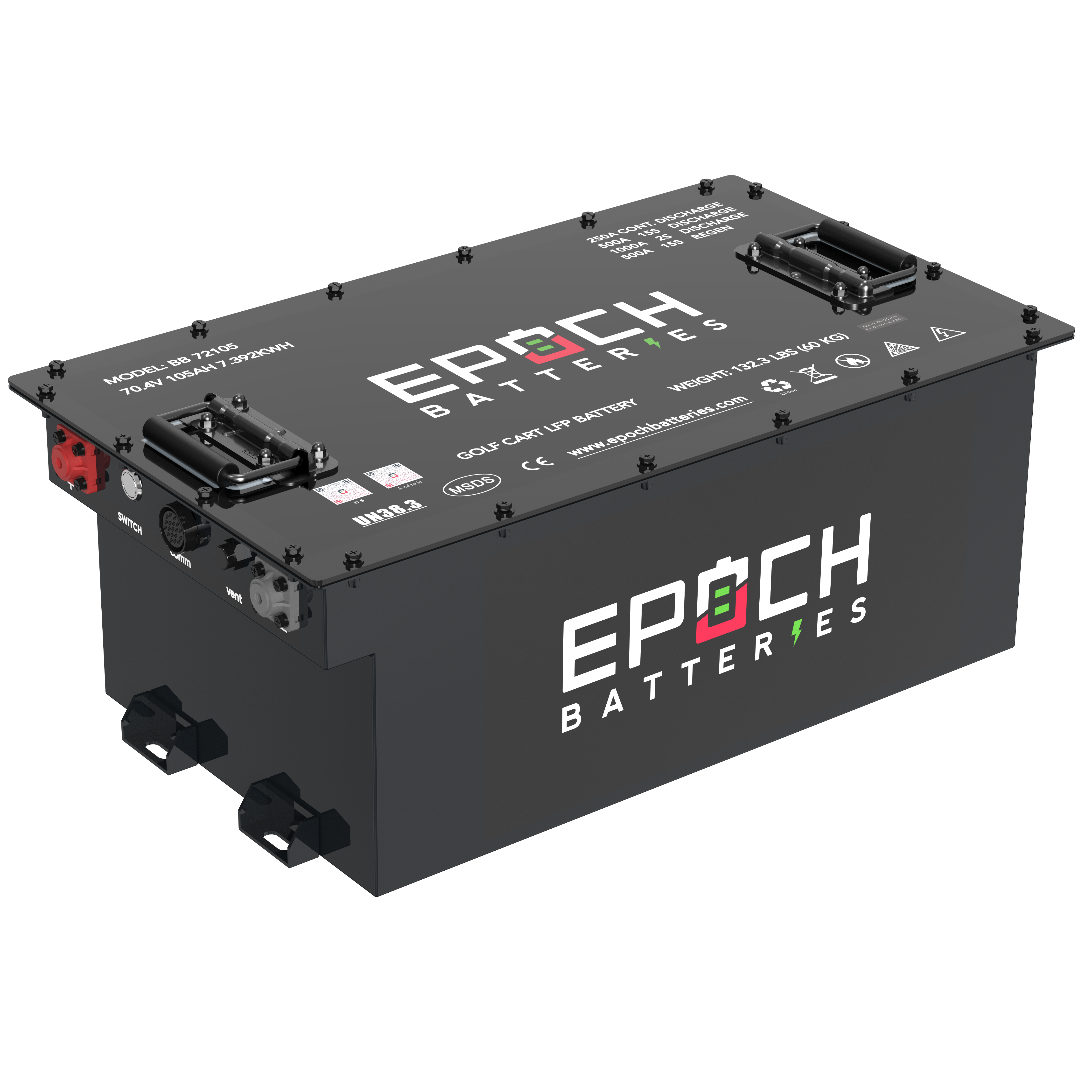 72V Golf Cart Battery