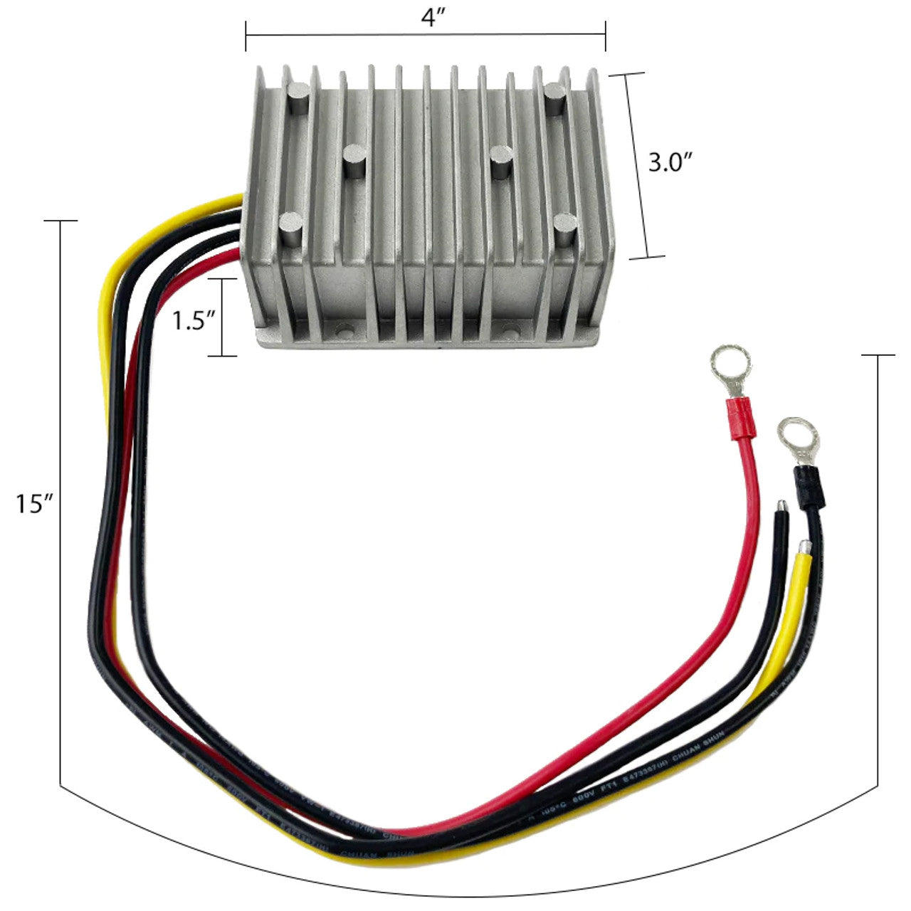 Allied 36V 48V to 12V DC Step-Down Converter | 30 Amp