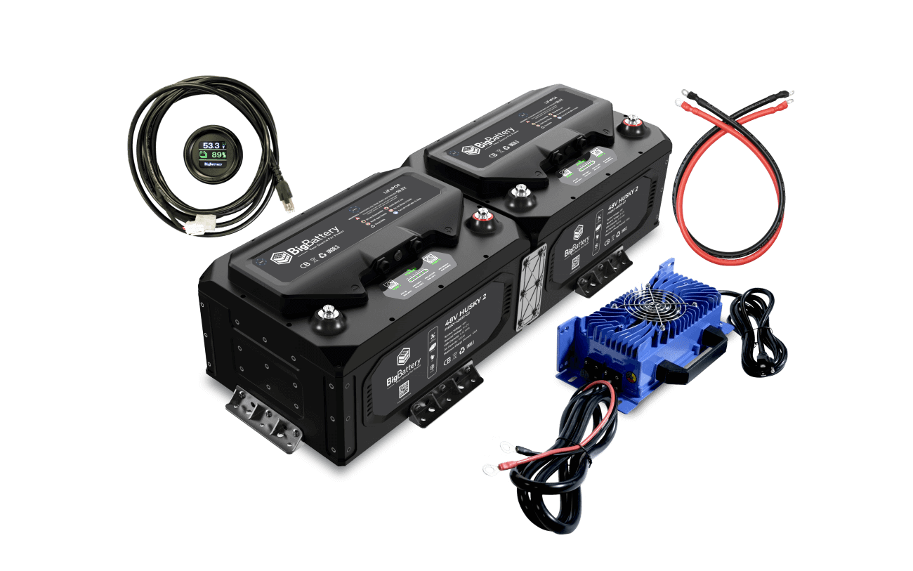 BigBattery 48V 2X HUSKY 2 KIT | Lithium Golf Cart Battery 