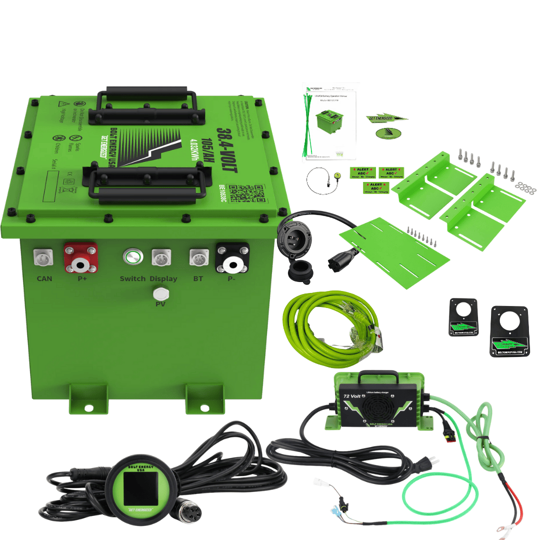 Bolt Energy 36V LIthium Battery Standard Conversion Kit for Golf Carts