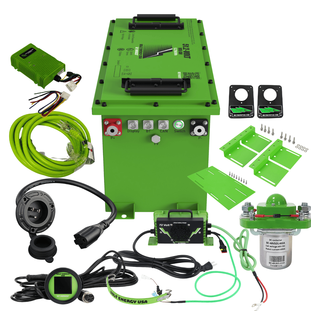 Bolt Energy 48V 100ah lithium battery for golf carts complete kit