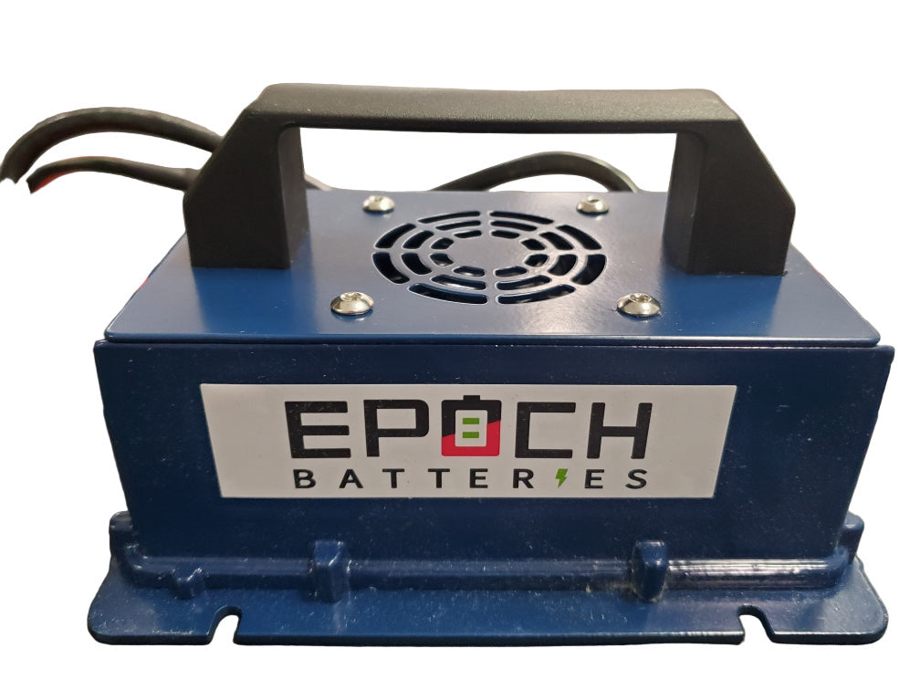 Epoch 12V 15A Lithium Battery Charger | Compact LiFePO4 Charging