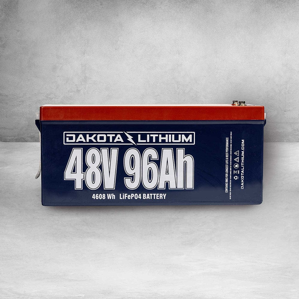 Dakota Lithium 48V 96Ah Golf Cart Battery Front View