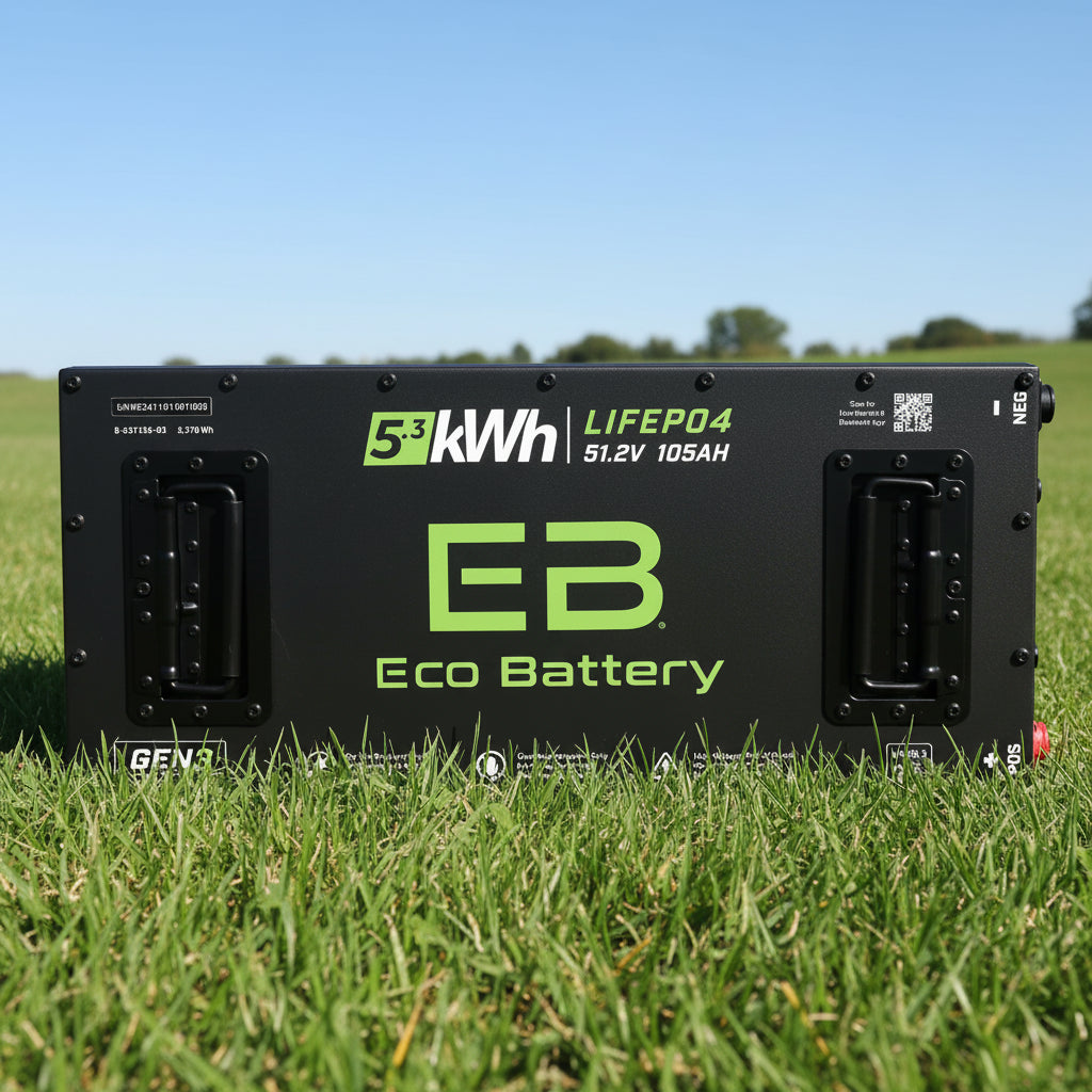 Eco Battery 48V 105Ah Skinny Lithium Bundle | Yamaha G19 & G22