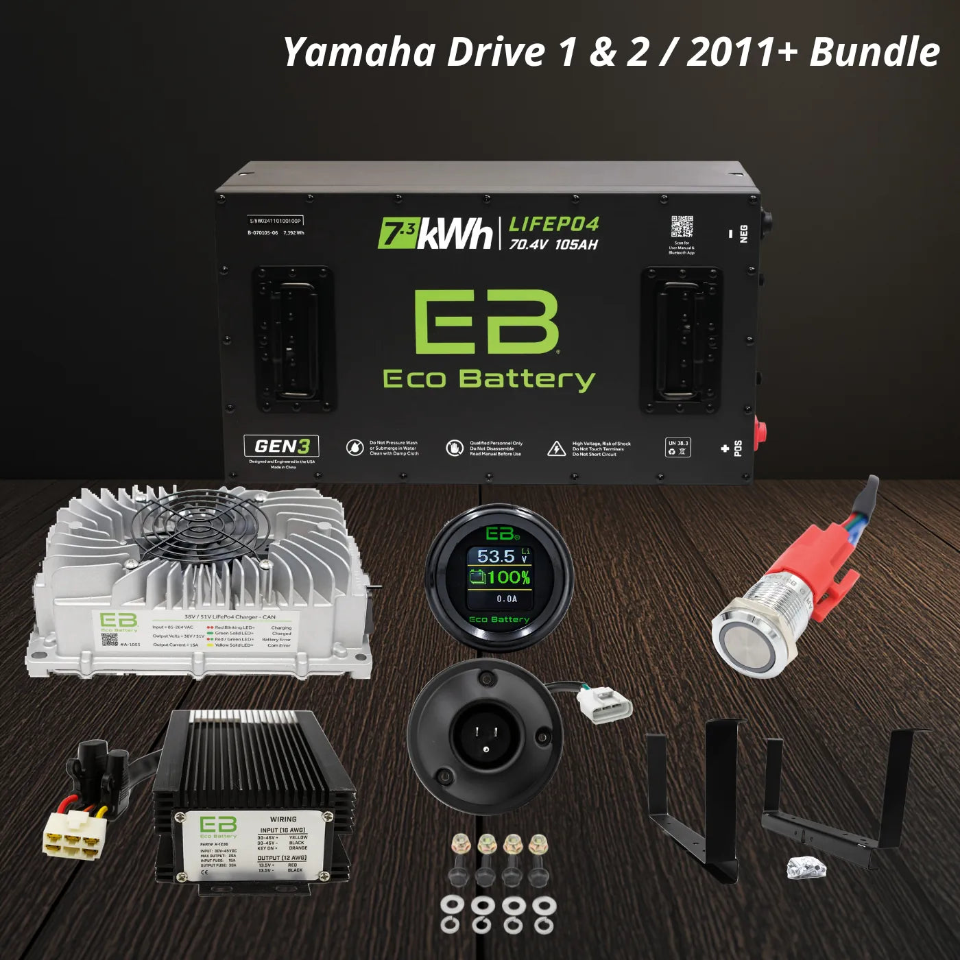 EcoBattery 72V Bundle for Yamaha Drive1 & 2