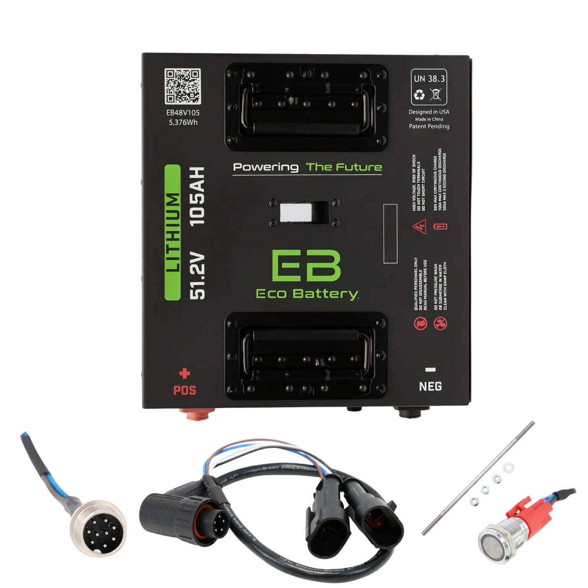 Eco Battery 48V Lithium Battery Bundles for Evolution Golf Carts | 51V