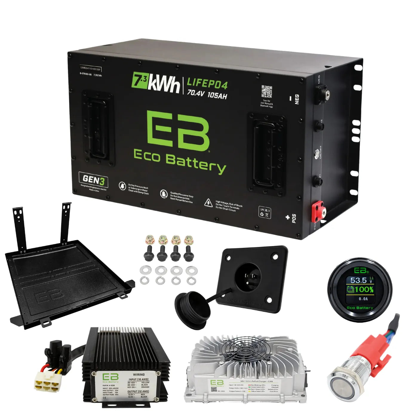 Eco Battery 72V Navitas Chassis Bundle