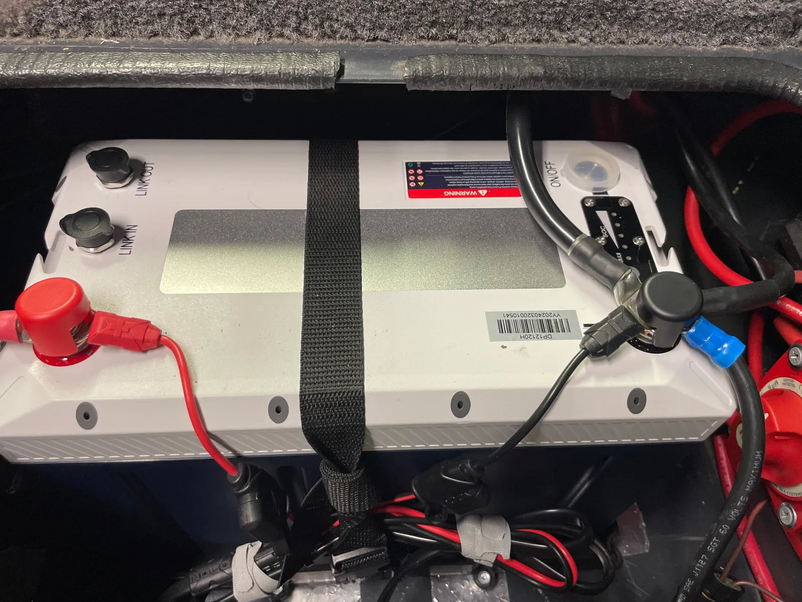 Epoch 12V 120Ah LiFePO4 Battery | Dual Purpose Marine RV Cranking