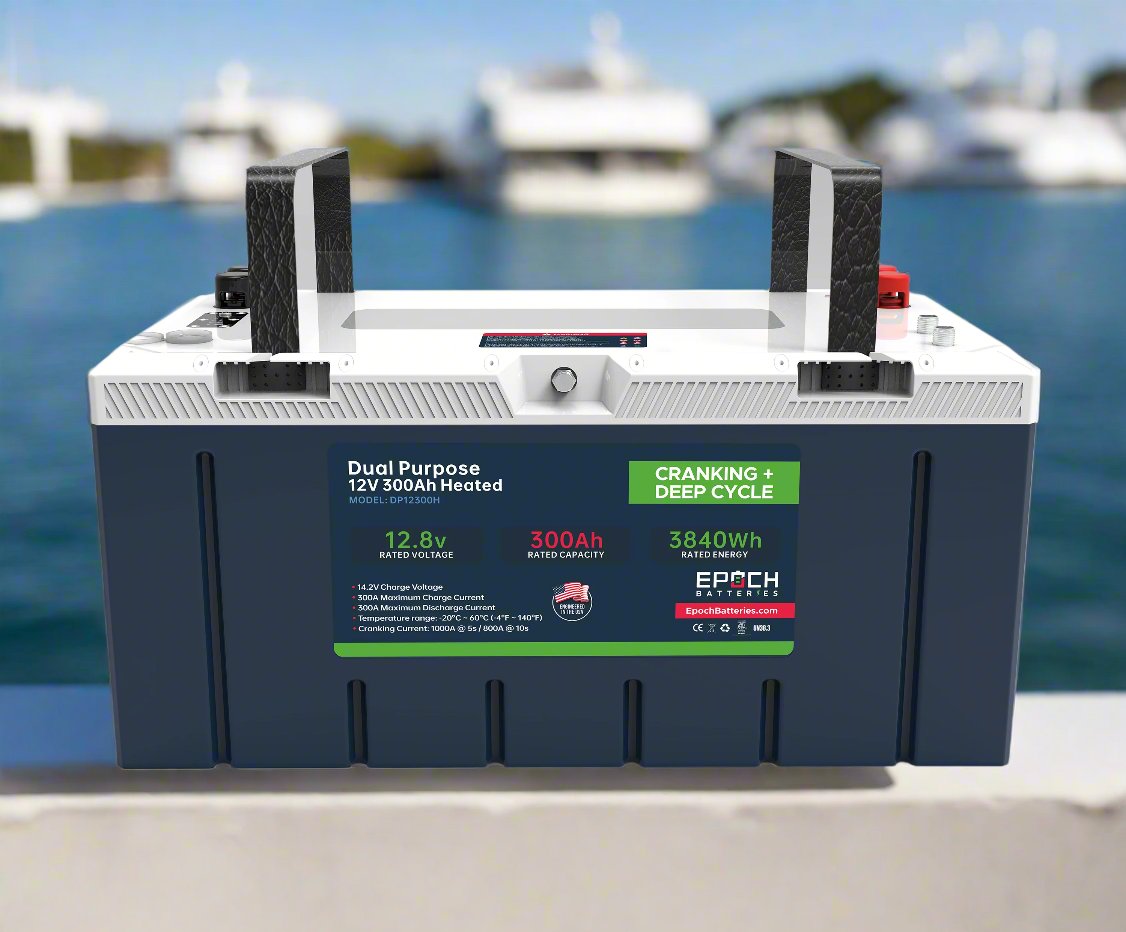 Epoch 12V 300Ah Pro Series LiFePO4 for Marine and sailboat
