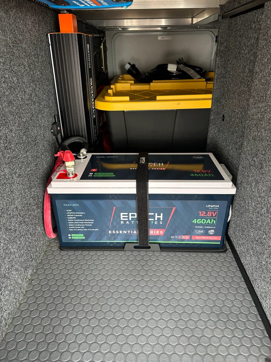 Epoch 12V 460ah Lithium Battery RV installed