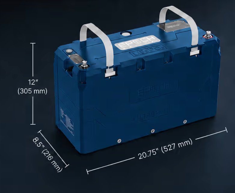 Epoch 12V 460 V2T Dimensions