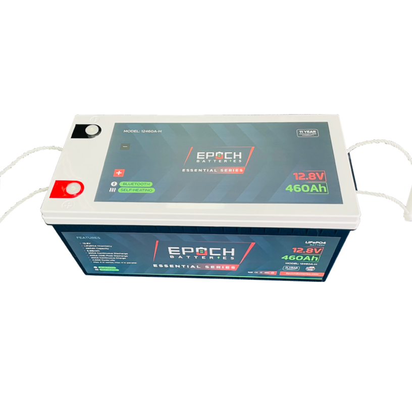 Epoch 12V 460ah Lithium Battery Top View