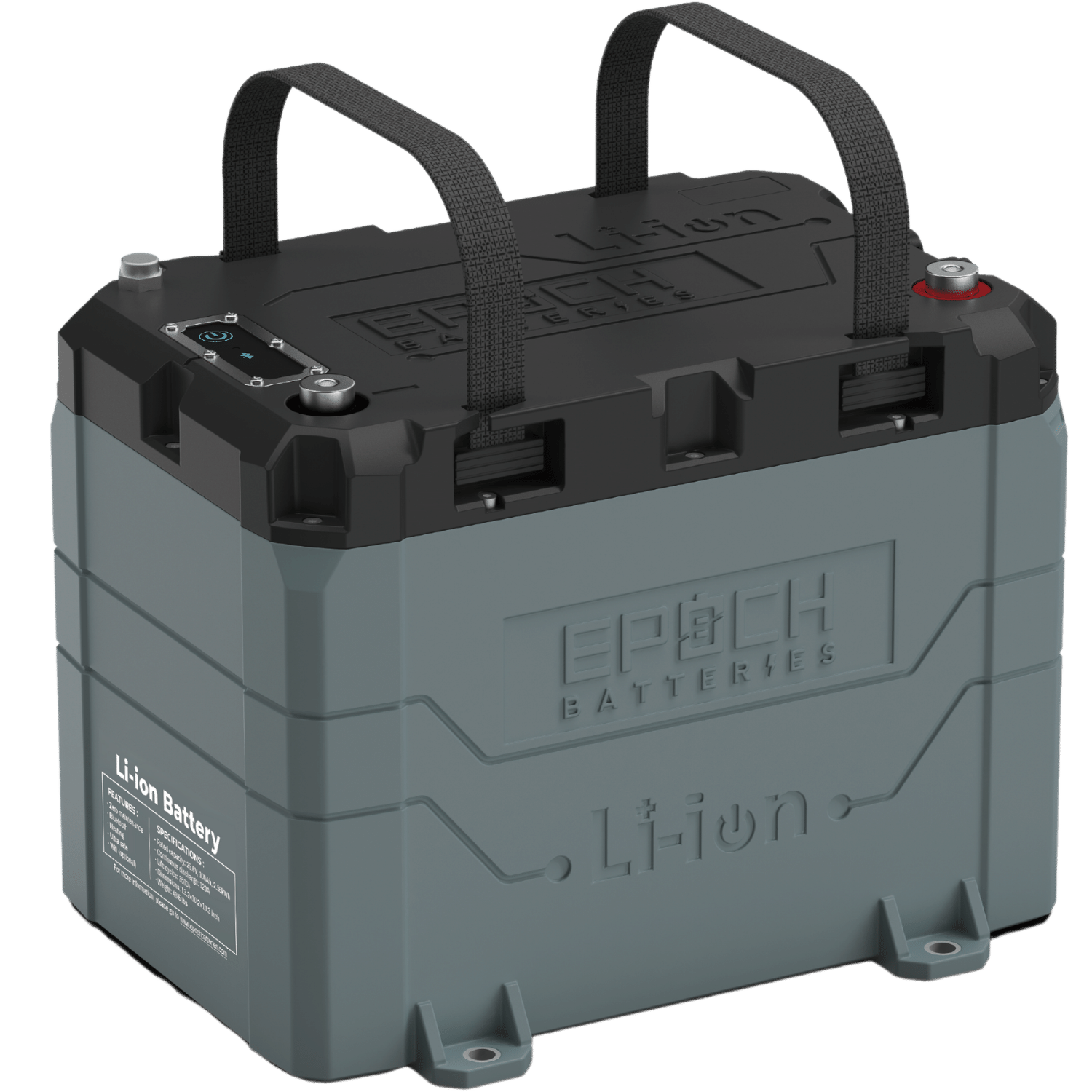 Epoch 12v 100ah Front View 