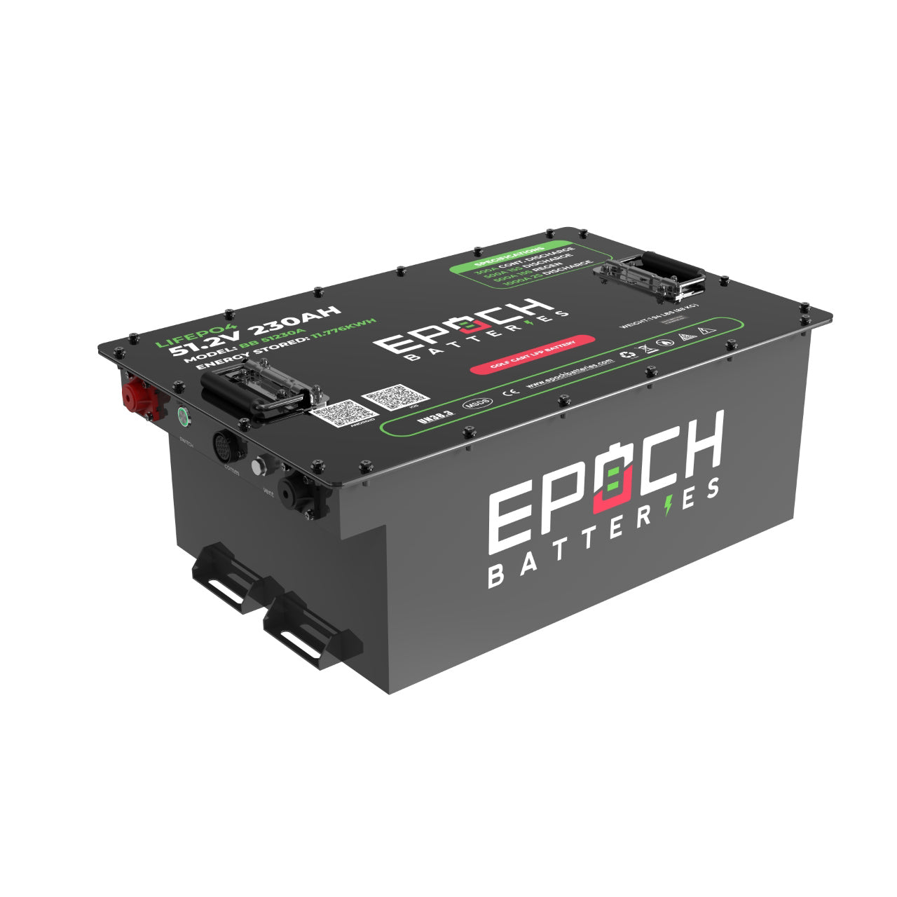 Epoch 48V 230ah Golf Cart lifepo4 battery 