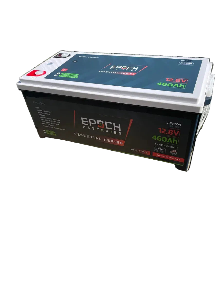 Epoch 12V 460Ah LiFePO4 Battery | Bluetooth Heated RV Marine | Essential Series