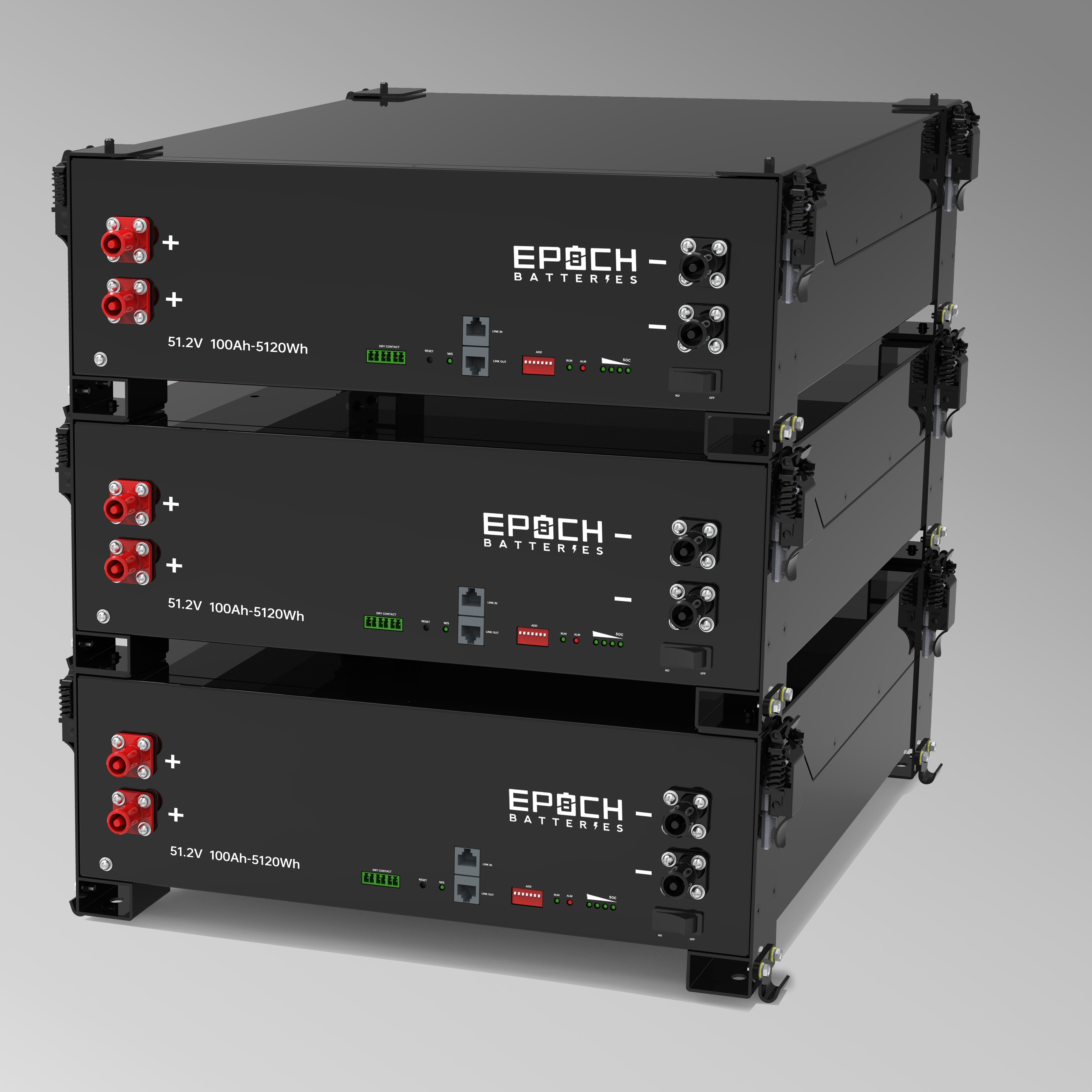Epoch 48V 100Ah Self-Heating Server Rack Lithium Battery SR48100H