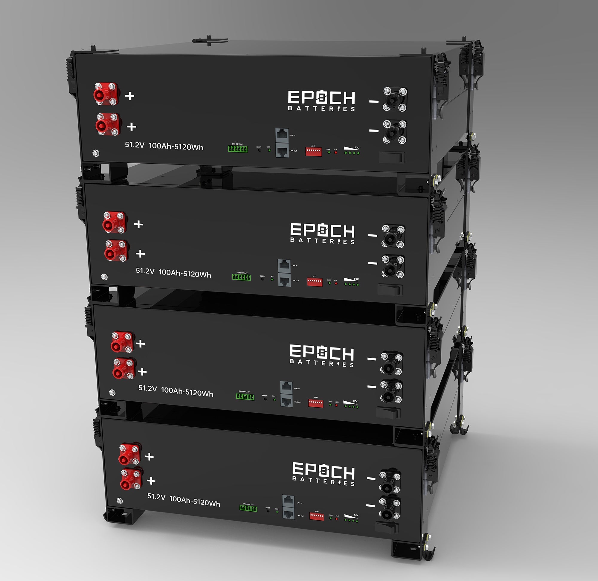 Epoch 48V 100Ah Self-Heating Server Rack Lithium Battery SR48100H