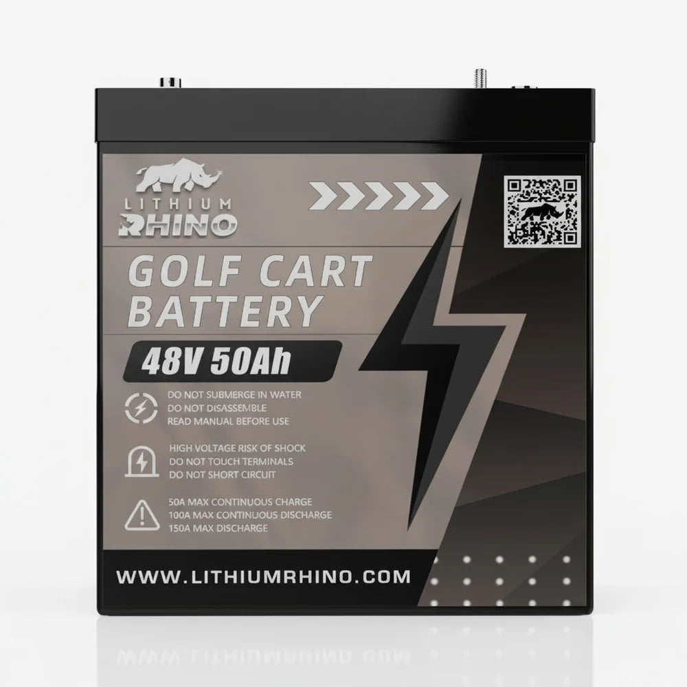 Lithium Rhino 48V 50Ah Golf Cart Battery Conversion Kit